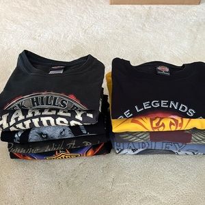 Bundle of 10 Harley Davidson t shirts